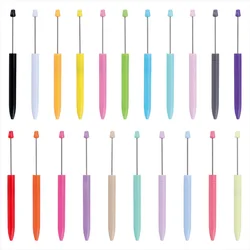 20pcs Mixed Cute Beaded Ballpoint Pens Stationery Pens for Writing Beadable Pens School Office Supplies Japanese Stationery