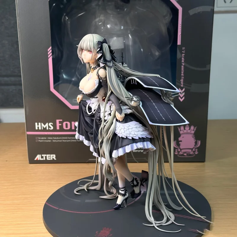 Azur Lane Formidable خادمة صورة بولي كلوريد الفينيل عمل الشكل أنيمي لعبة الطرفية تمثال تحصيل نموذج سطح المكتب زخرفة هدية عيد