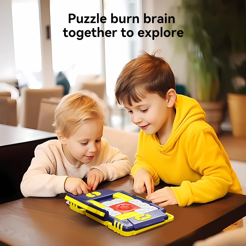 Super Slide Puzzle Game Children Brain Teaser Challenges Smart Clearance Sensory Game Logical Thinking Training Educational Toys