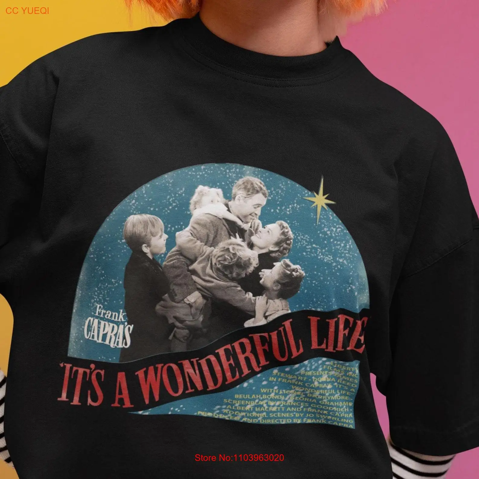 Это чудесная жизнь, Рождественский фильм, футболка, праздничный свитер, одежда с круглым вырезом, Merry Bedford Falls