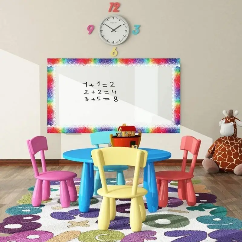 M5TB Vibrant Rolled Border Sticker with Confetti Design Classroom Decoration