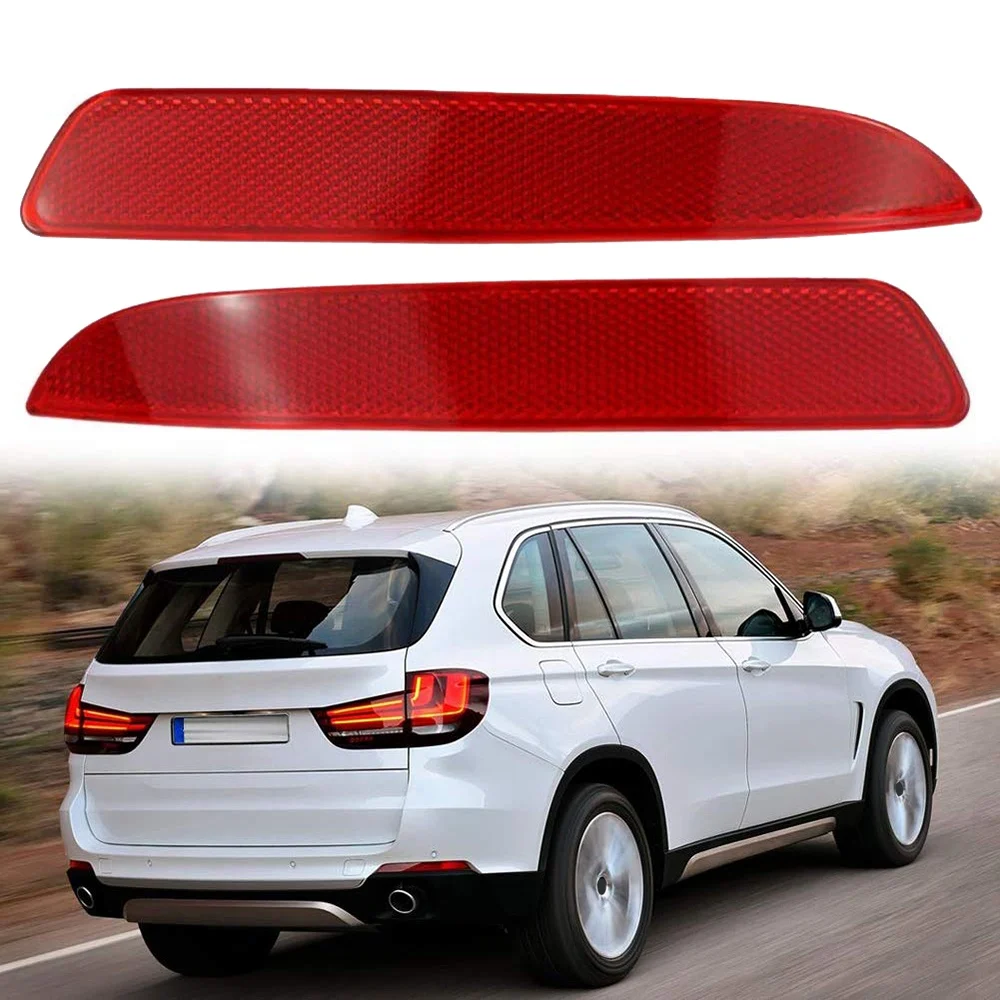 Car Rear Bumper Light Reflector Light Warning Tail Light for X5 E70 2007 2008 2009 63217158949 63217158950