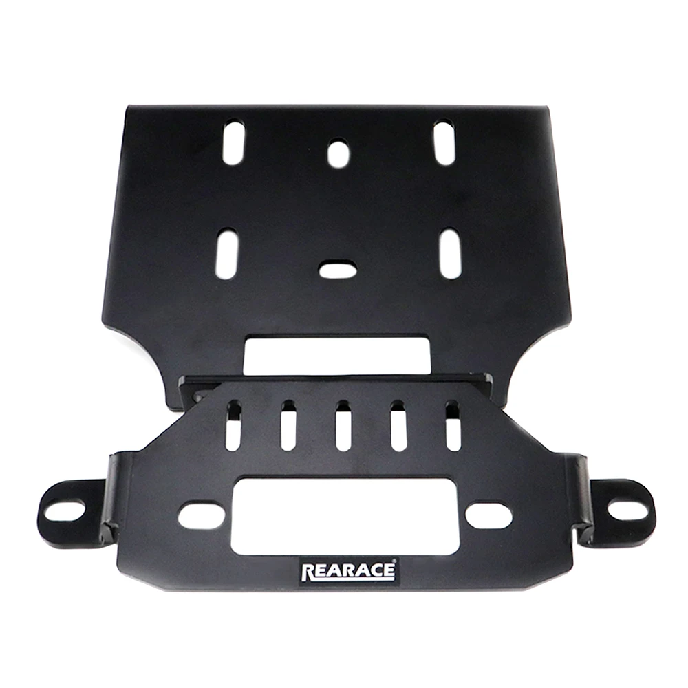 Fit For Polaris General 1000 EPS Deluxe RZR 900 / XP1000 Motorcycle Front Winch Mount Bracket Steel UTV Winch Mounting Plate