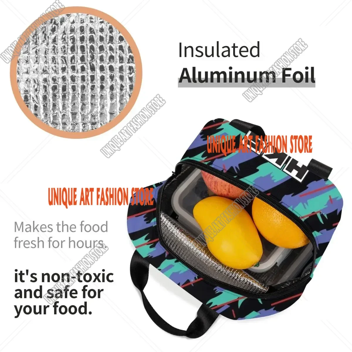 HKS Advan JDM معزول أكياس الغداء مقاوم للماء أكياس نزهة الحرارية برودة علب الاغذية حقيبة الغداء للمرأة العمل الأطفال المدرسة