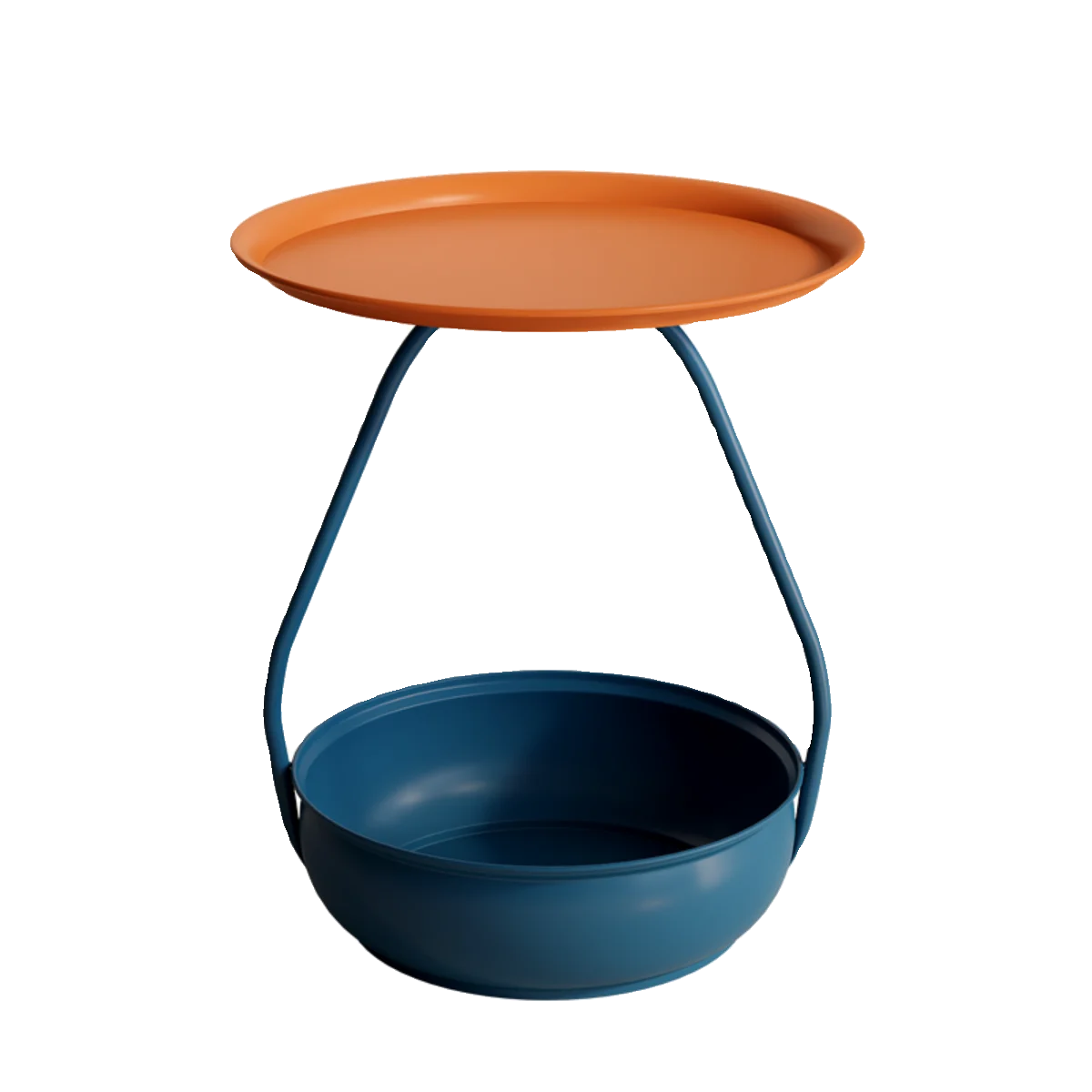 

￥%Nordic sofa side table, storage small coffee table, creative small round table, living room hand-held ironwork corner table