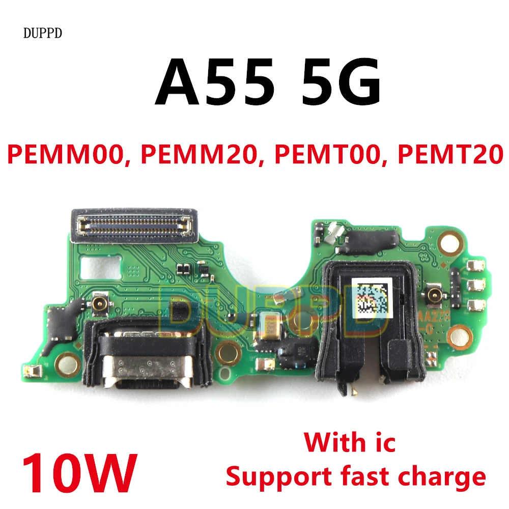 

For OPPO A55 5G USB Sub Mic Board Dock Charger Connector Charging Port Flex Cable PEMM00 PEMM20 PEMT00 PEMT20