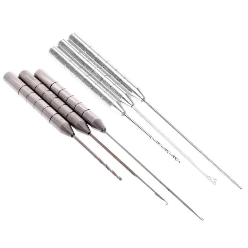 3in1 Carp Fishing Rigging Stainless Steel Bait Needle Fish Drill Tackle Set Tool