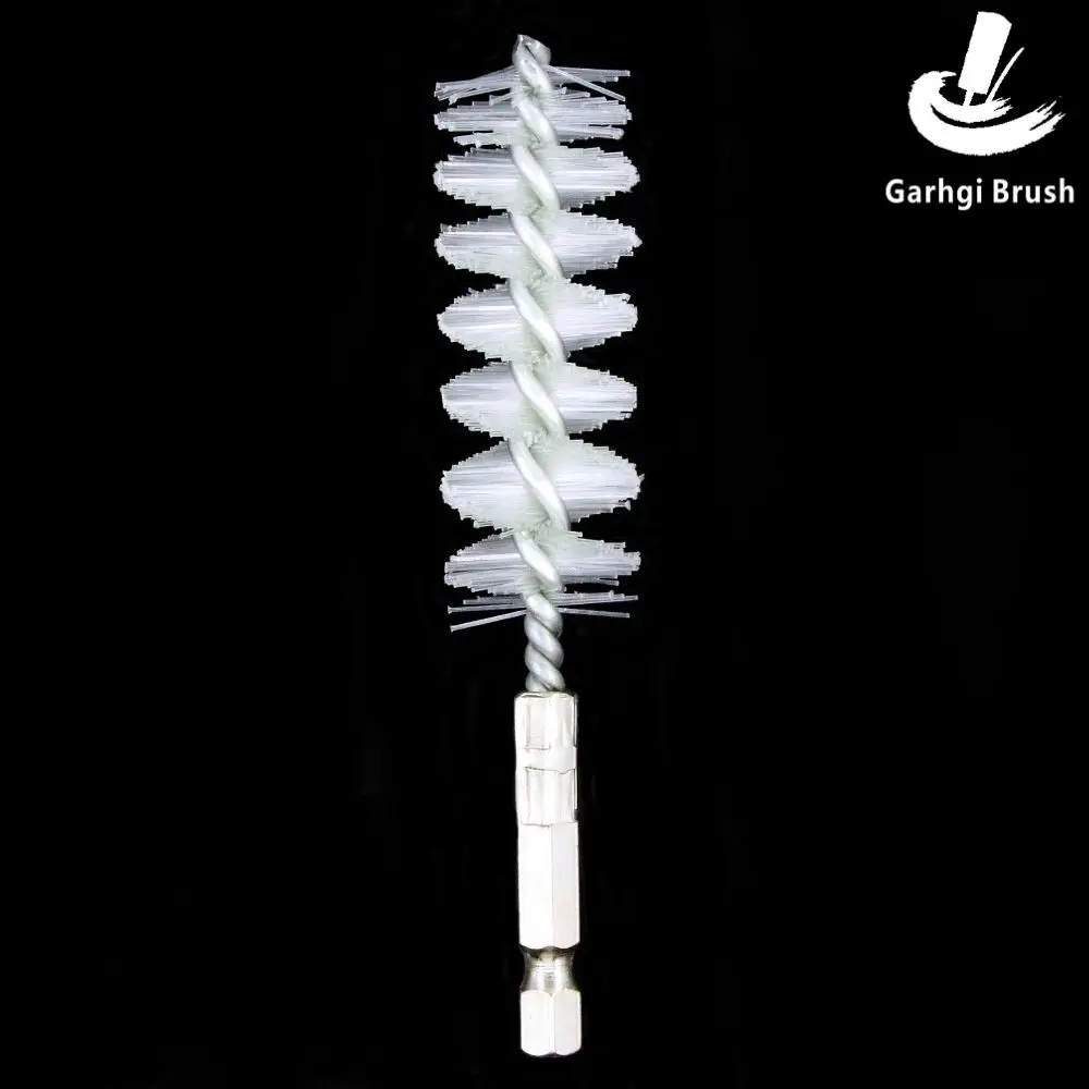 Nylon Rotary Cleaning Brushes Hex Shank for Power Tools Drill Pipe Tube Wire Brush for Hand Tools Multifunctional Rust Removing