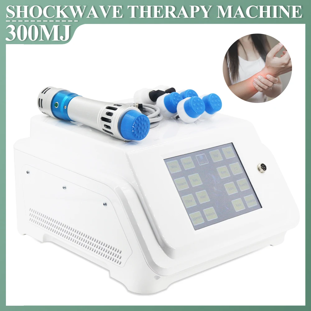 

300MJ Shockwave Therapy Machine Effective Body Pain Relief ED Treatment Physiotherapy Shock Wave Relaxing Professional Massager