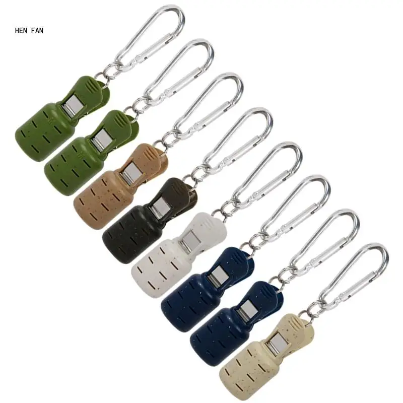 8Pcs Squid Jig Hook Protector Case with Carabiner Squid Jig Fishing Tackle Cuttlefishes Umbrellas Lures Caps Enduring M89D