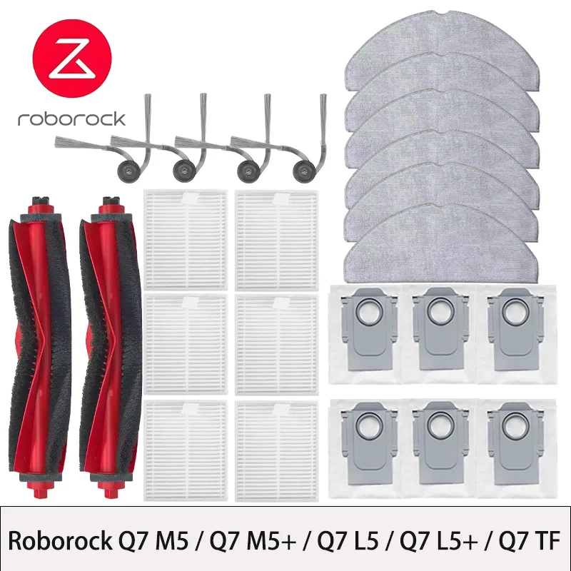 Roborock Q7 M5 / Q7 M5+ / Q7 L5 / Q7 L5+ / Q7 TF / Q7 TF+ / Q7B / Q7T Plus / Q8 / Q8+ Accessories Spare Parts