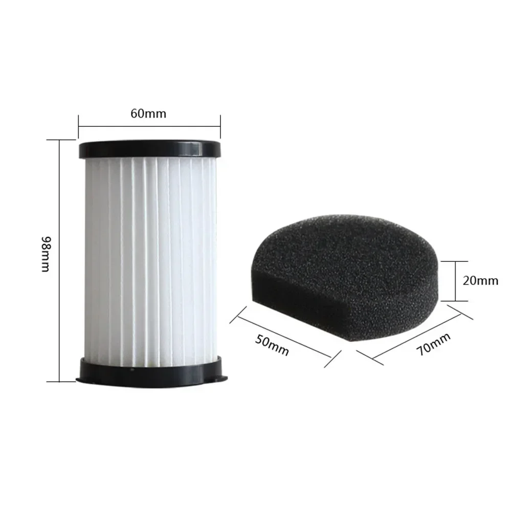 2 Pack Filter Replacement For SINCHER SCV06 For Iwoly AKV8 Vacuum Easy To Replace Completely Dry For Optimal Performance