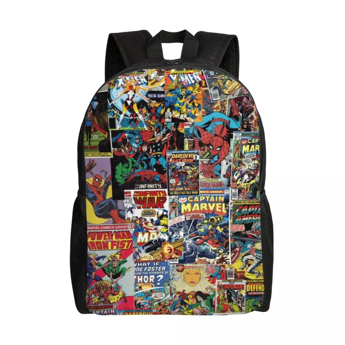 

Marvel Spider-Man Backpack, Women's Oxford Cloth Backpack, Men's School Bag, Travel Backpack, Laptop Backpack