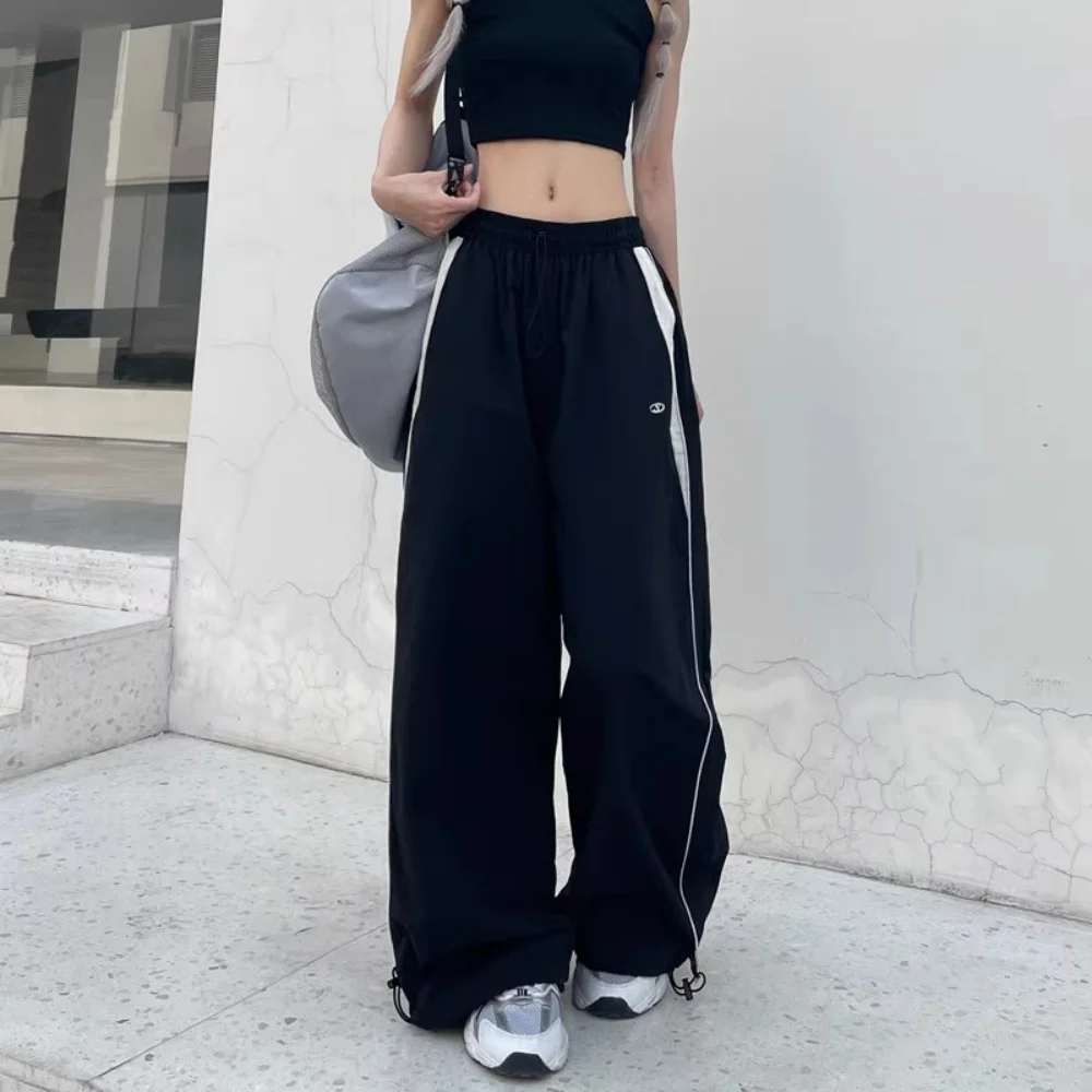 Female Retro Y2K Loose Baggy Pants Fashion Women High Waist Joggers HIp Hop Wid… - Image 5