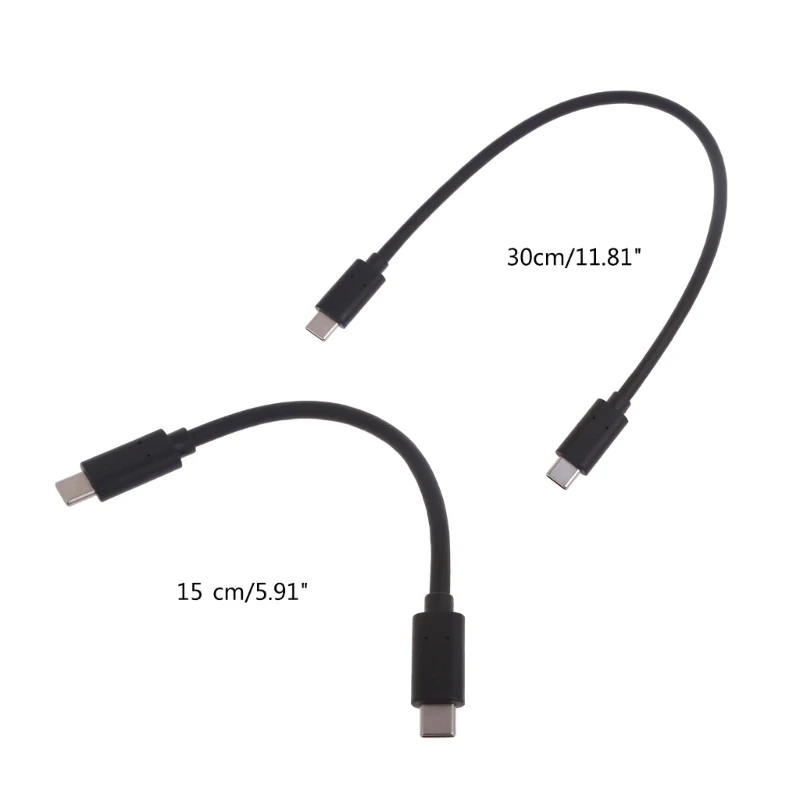 15/30cm 100W USB C to USB C Charger Cable USBC to USBC Data Cable Type C to Type C Fast Charging Cord