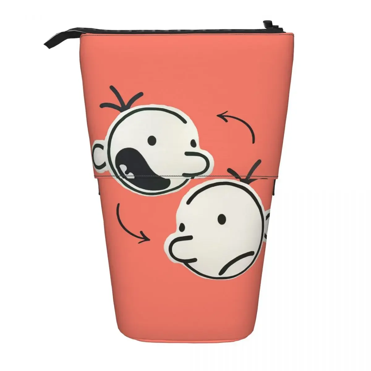 diary-of-a-wimpy-kid-estojo-de-lapis-reversivel-para-criancas-porta-canetas-de-grande-capacidade-caixa-de-armazenamento-para-meninos-e-meninas-presente