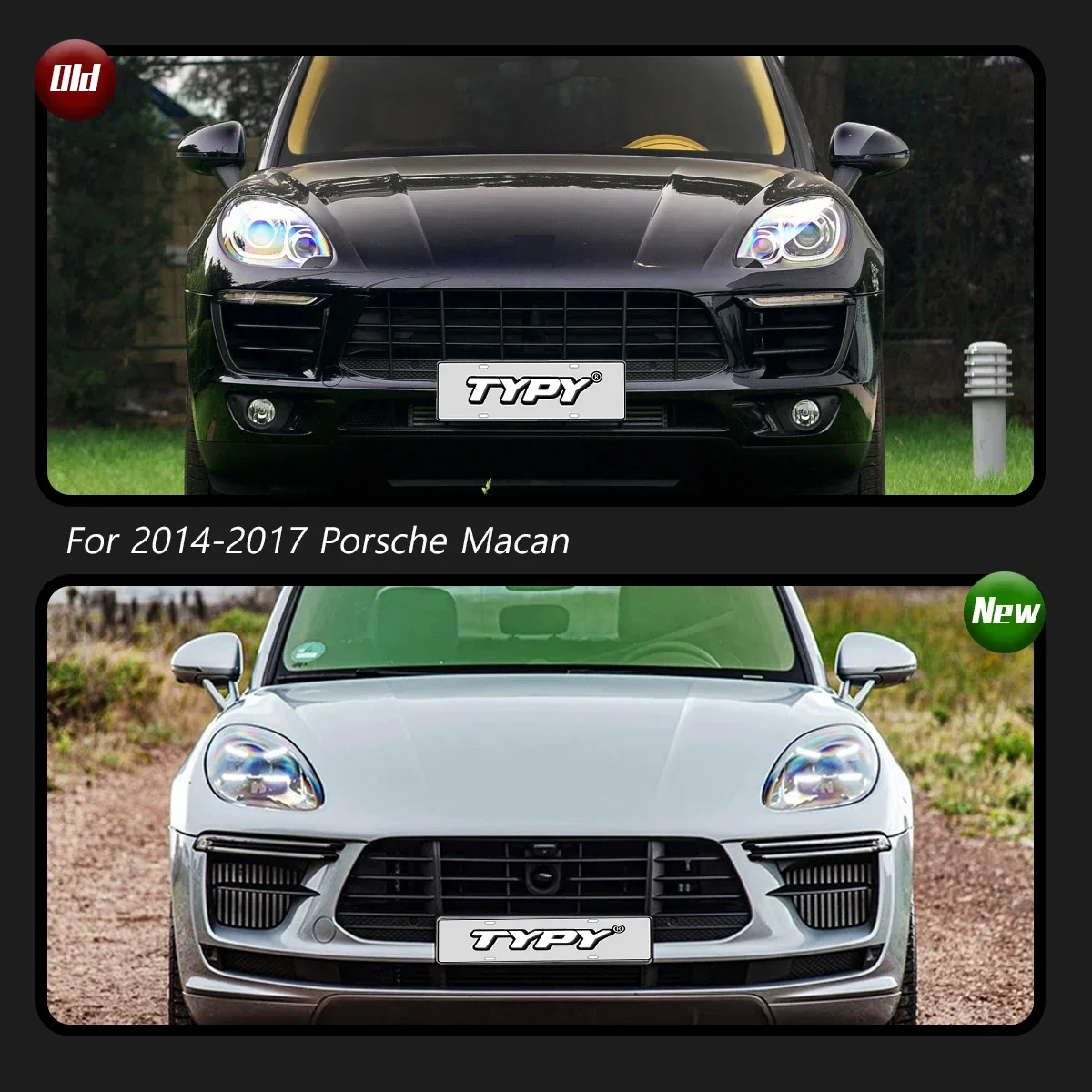 

Автомобиль для Porsche Macan 95B, обновленная фара 2014-2018, модифицированная для нового DRL, динамический указатель поворота, светодиодная фара, автоаксессуары