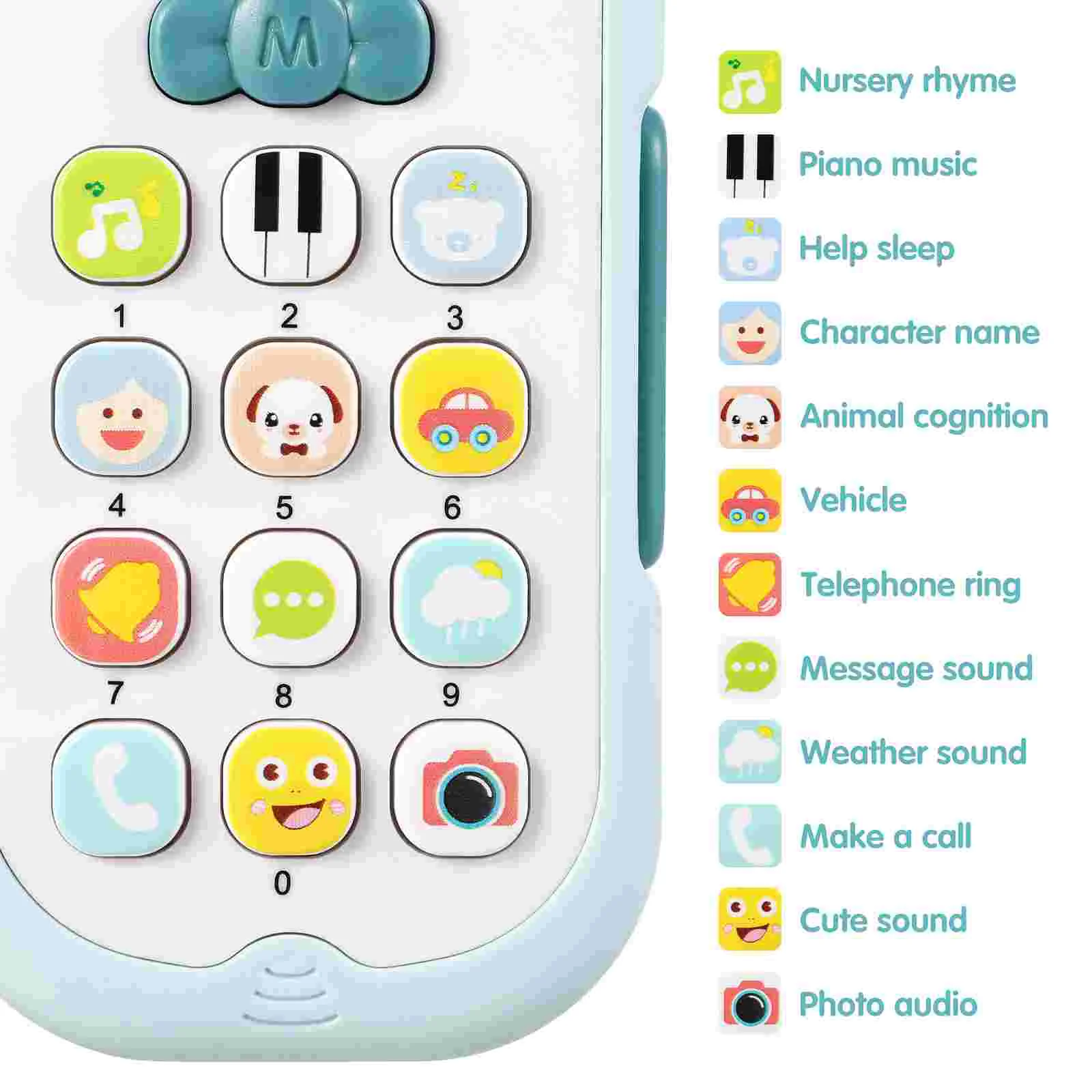 Children's Mobile Phone Toy Infant Toys for Baby Toddlers Electronic Component Cell 6 12 Months Teether