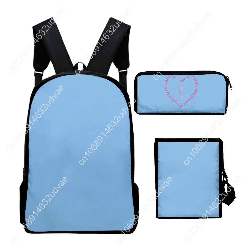 Popular Youthful Tini Stoessel Tour 3D Print 3pcs/Set Student Travel bags Laptop Daypack Backpack Shoulder Bag Pencil Case