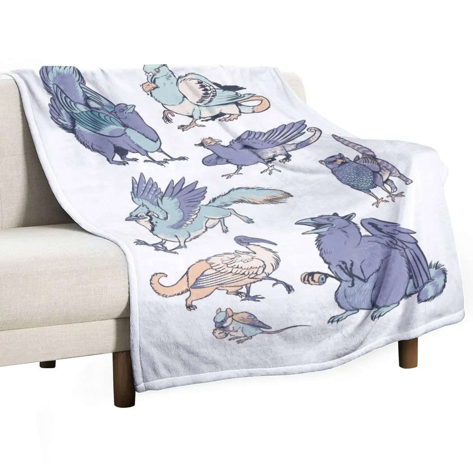 

Trash Gryphons: Collection Throw Blanket Softest Custom Blankets