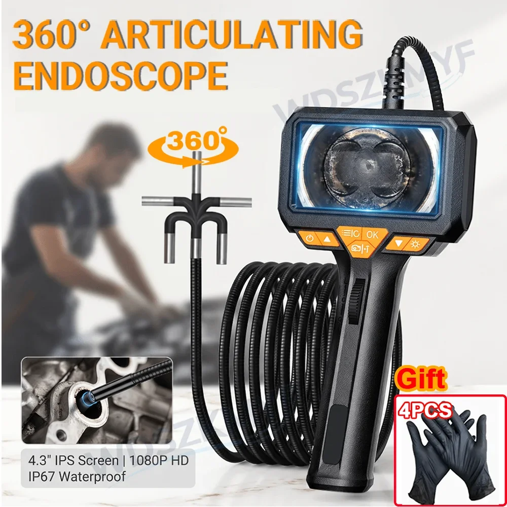 Ecran-43-pouces-360-°-camera-endoscopique-bidirectionnelle-a-lentille-8-6-mm-enregistrement-video-entretien-automobile-moteur-detecteur-de-pipeline-industriel