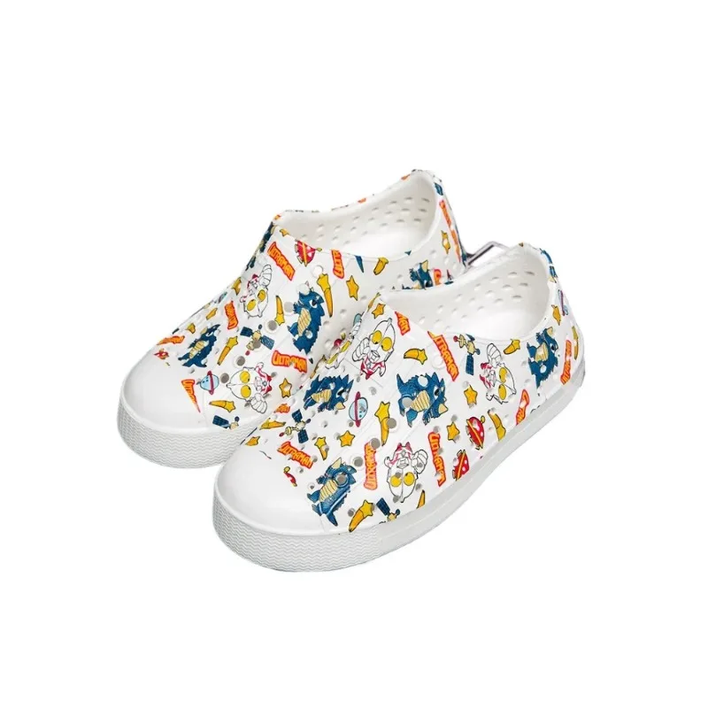 

Graffiti Prints Boys Girls Casual Baotou Wading Outdoor Beach Breathable Sandals Comfortable Kids Summer Children's Crocs Couple