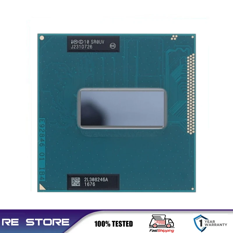 معالج الكمبيوتر المحمول رباعي النواة Intel Core i7 3740QM SR0UV 2.7 جيجا هرتز