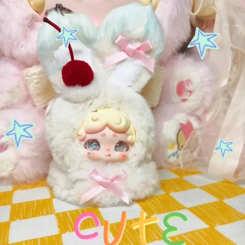 LuckyDeerNai Velvet Ice Series Niedliche Plüschpuppe Blind Box Schlüsselanhänger Taschen Dekoration Mystery Box Actionfigur Spielzeug Überraschungsgeschenk