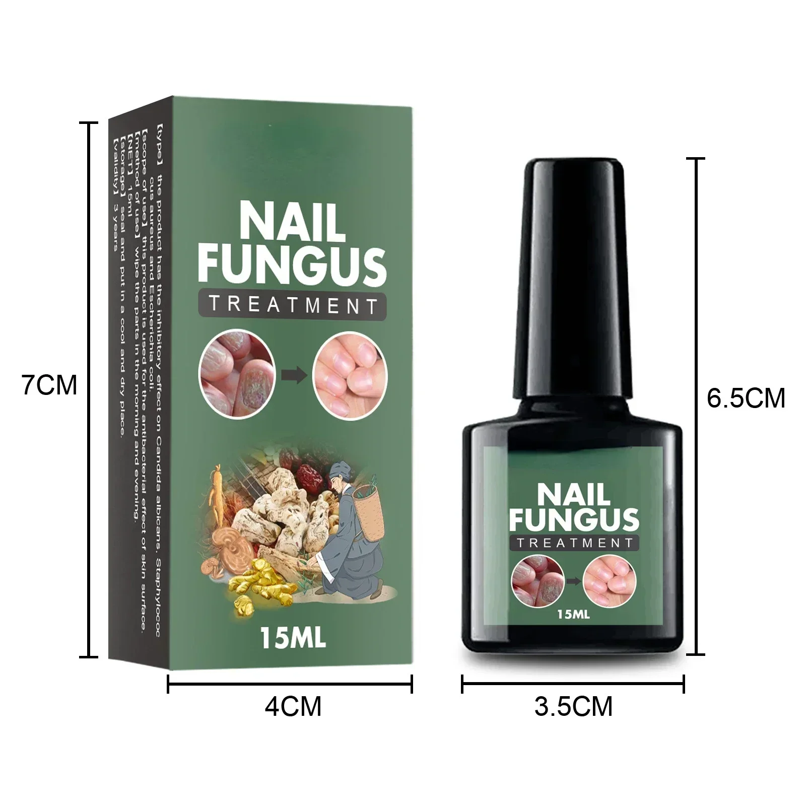 Nail Fungal Treatment Essence Oil Foot Toe Nail Fungus Removal Serum 7 Days Repair Onychomycosi Anti Infection Gel Care Products