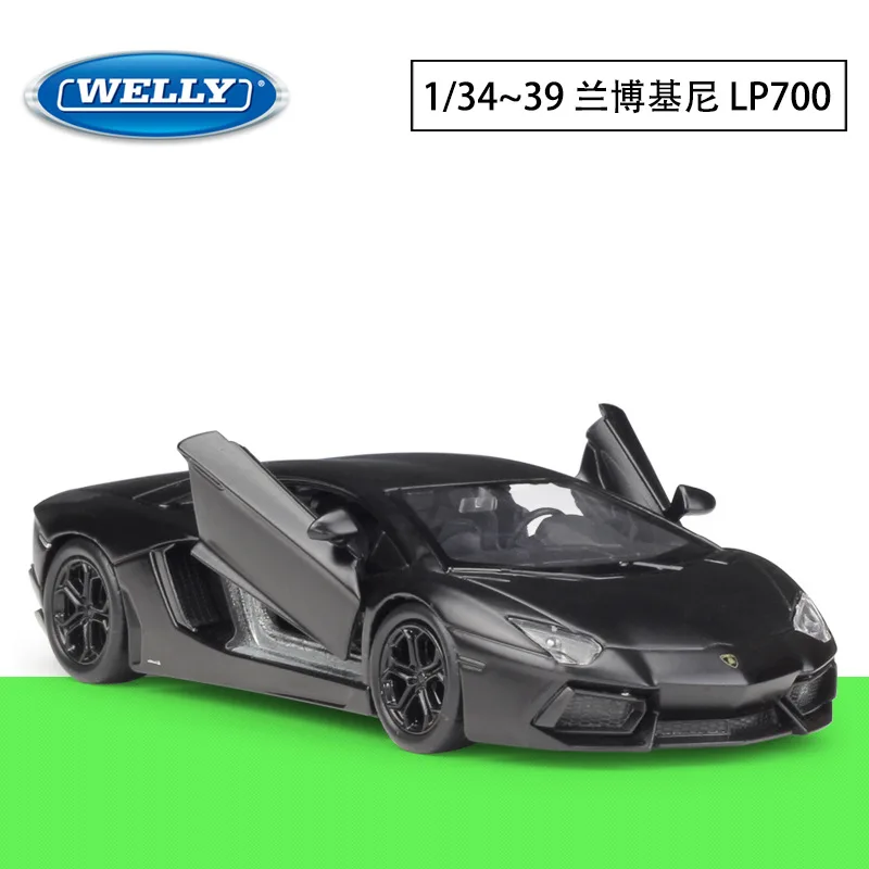 Welly 1:34 -36 Lambo Evantado Lp700 Sports Car Simulation Alloy Car Model Finished