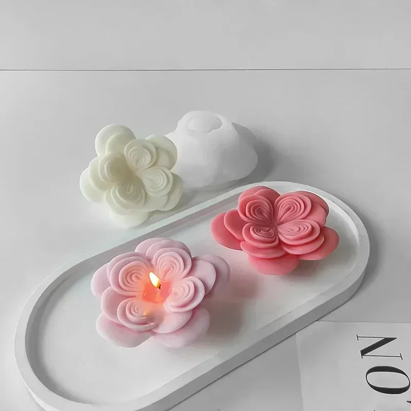 

Austin Roses Flower Silicone Candle Mold DIY Handmade Soap Candle Making Supplies
