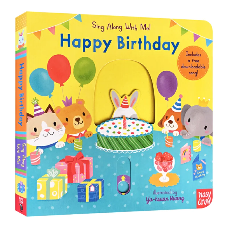 

Happy Birthday Sing Along with Me, Baby Children's books aged 1 2 3, English picture book, 9780763695057