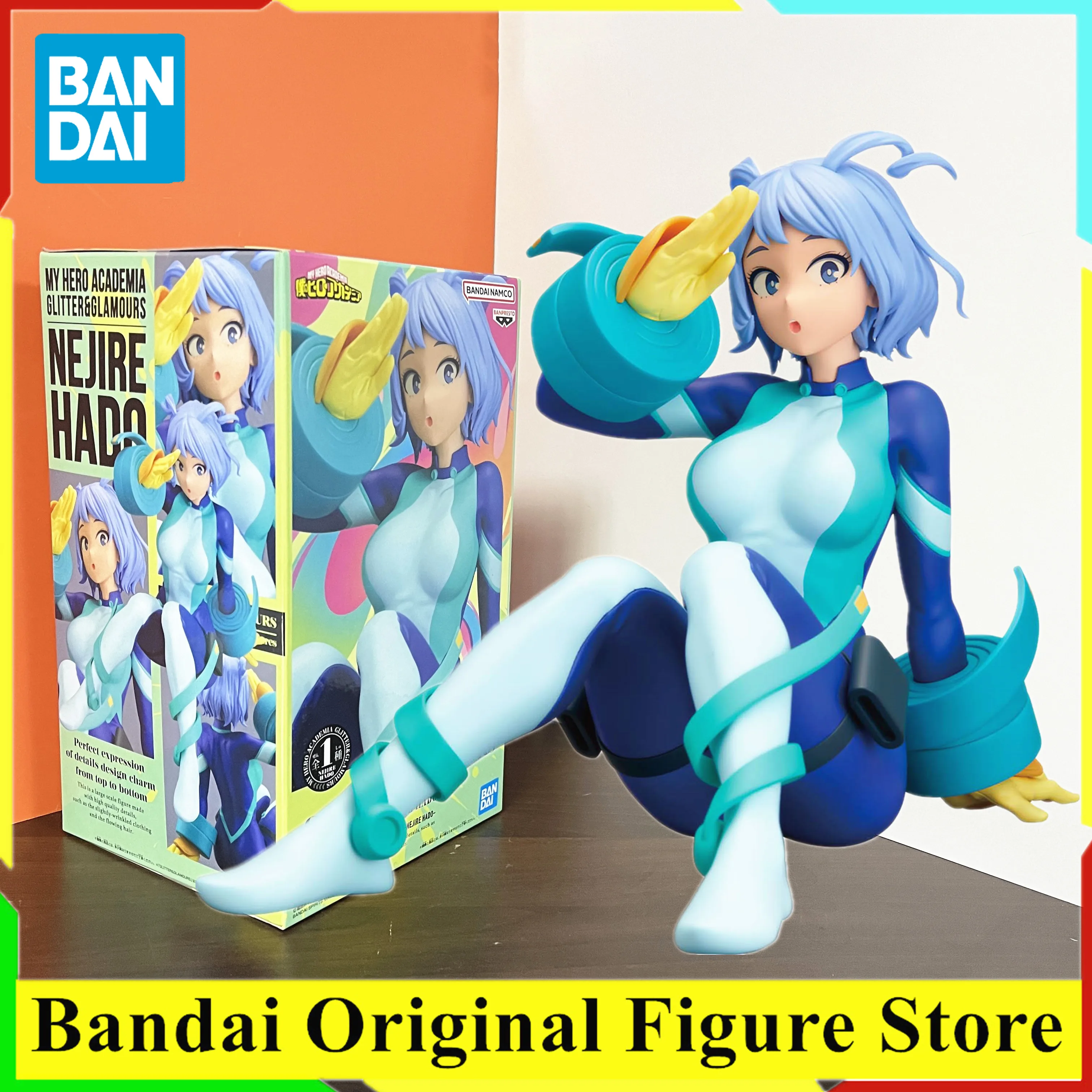 

Оригинальная фигурка BANDAI Anime My Hero Academia GLITTER GLAMOURS NEJIRE HADO BANPRESTO Boku no Hero Academia, модель из ПВХ