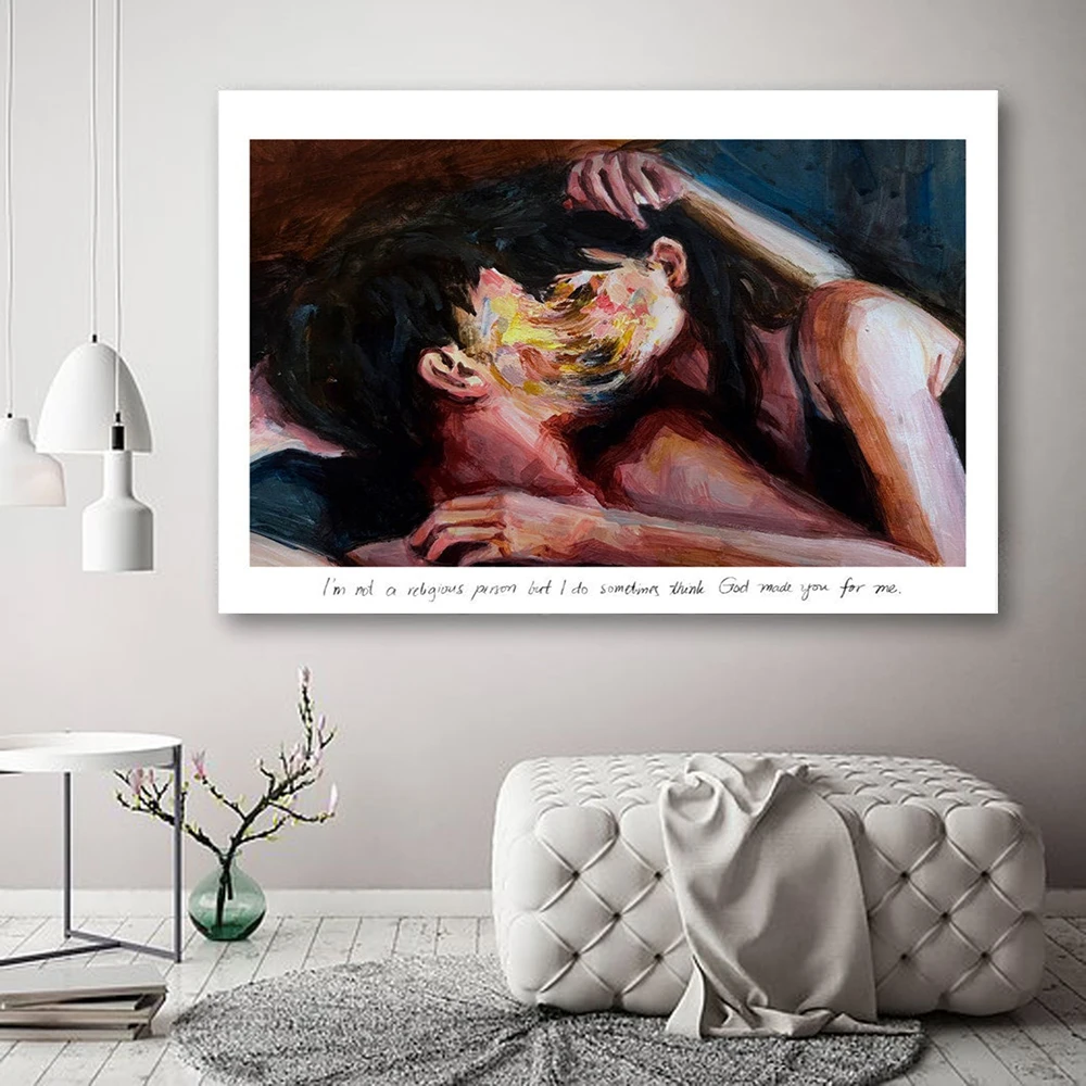 We'll Be Okay Quote Abstract Normal People Poster TV Series Art Home Wall Decoration Canvas Painting for Living Room Picture