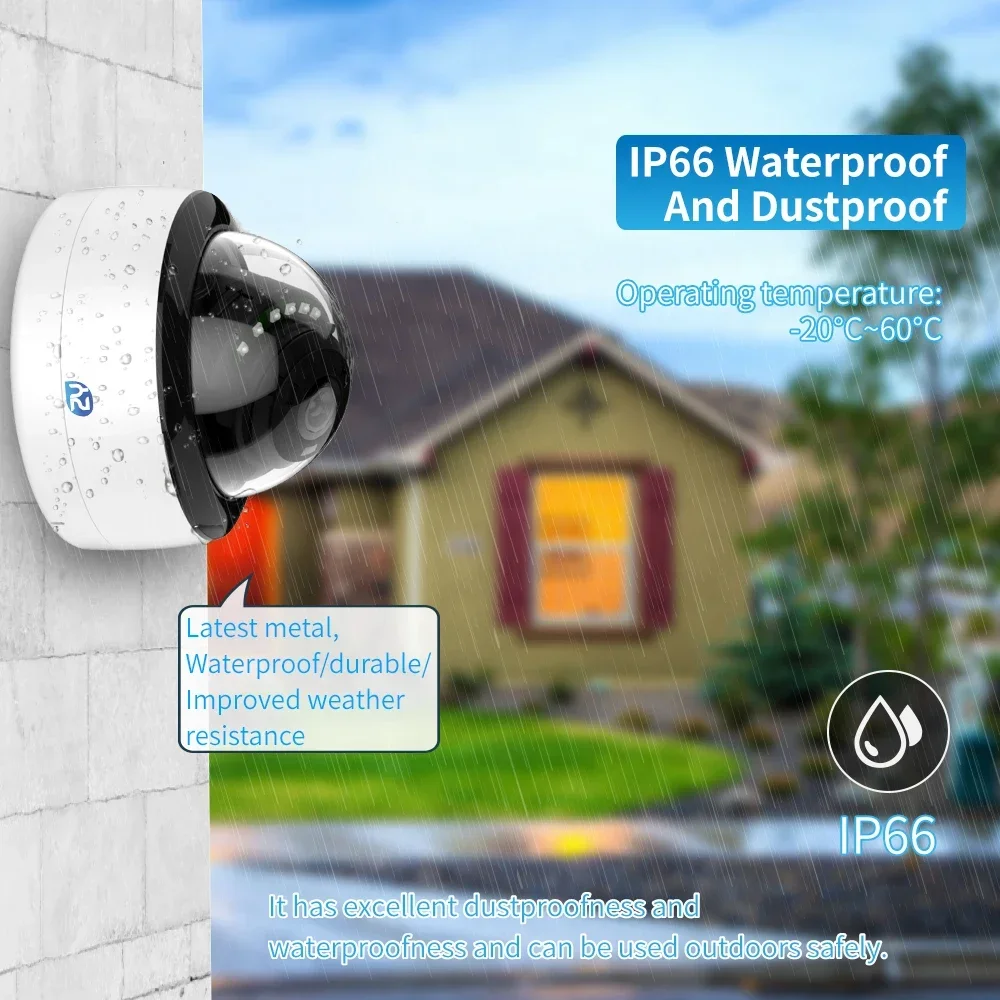 Cámara IP domo PoE 4K de 8MP para interiores, cámaras de seguridad Onvif H.265, detección humana, visión nocturna IR, Audio, cámara de vigilancia CCTV XMEye