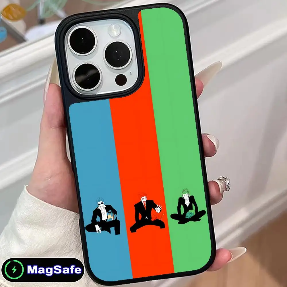 

Чехол для мобильного телефона с изображением аниме 2BRO для iPhone 17, 16, 15, 14, 13, 12, 11 Air Pro Max Plus Magsafe, матовая поверхность, красочный чехол, роскошный