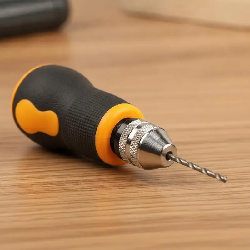 Manual Twist Drill Bits Set with Pin Vises 0.5-6mm High Precision Drilling Tool for Resin Craft Jewelry Making