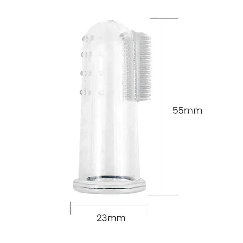 Ultra Soft Silicone Finger Toothbrush for Dog Cats Remove Plaque Tartar Puppy Kitten Teeth Cleaning Dental Care Oral Hygiene Pet
