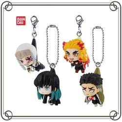 BANDAI Demon Slayer Rengoku Kyoujurou Key Chain Anime Action Figures Model Kids Toy