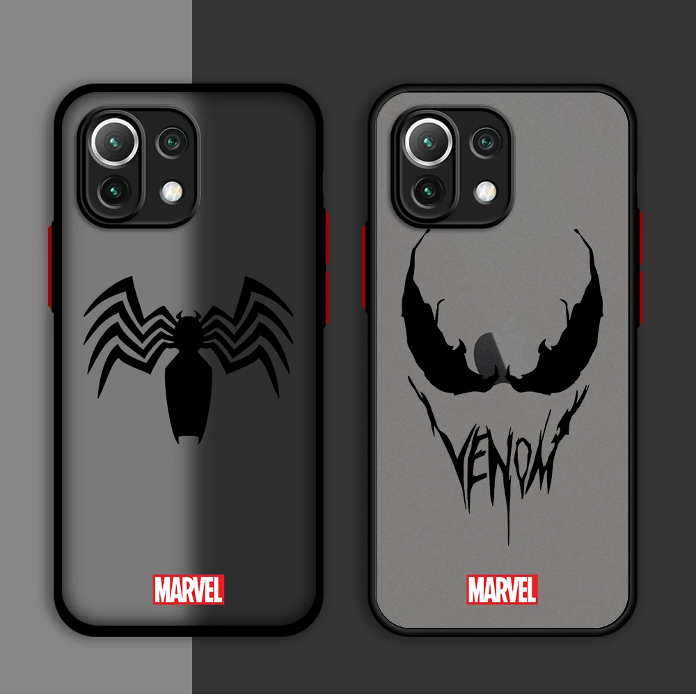 Marvel Spiderman VENOM Phone Case for Redmi 9 9A 9i 9C 9T 10 2022 10 10C 10A 12 4G 12C 13C 4G 5G K40 Pro A1 Plus A2 Plus