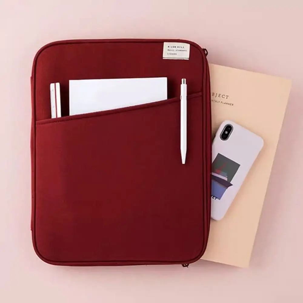 

Shockproof 13 Inch Laptop Sleeve Protective Soft Laptop Handbag with Zipper Wear-resistant Tablet Cover Bag Tablet Supplies
