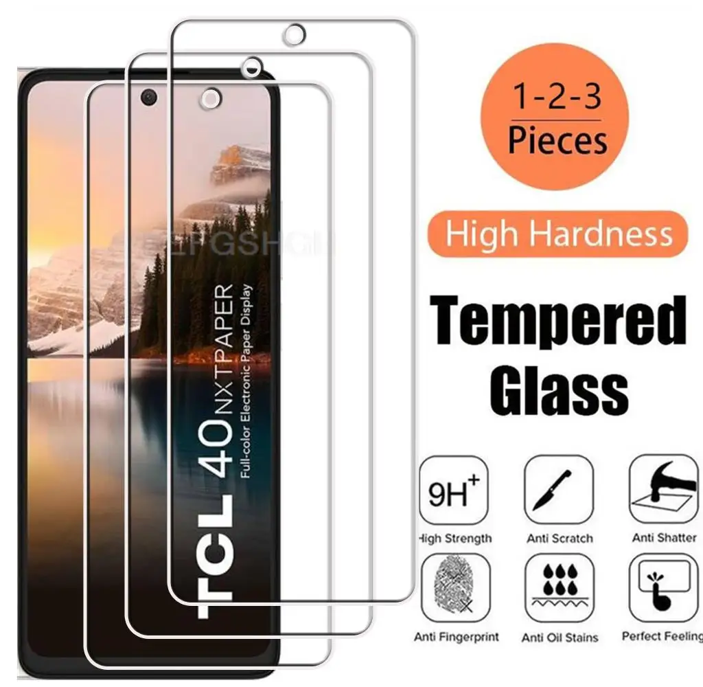 Tempered Glass On FOR TCL 40 NxtPaper 4G 6.78\