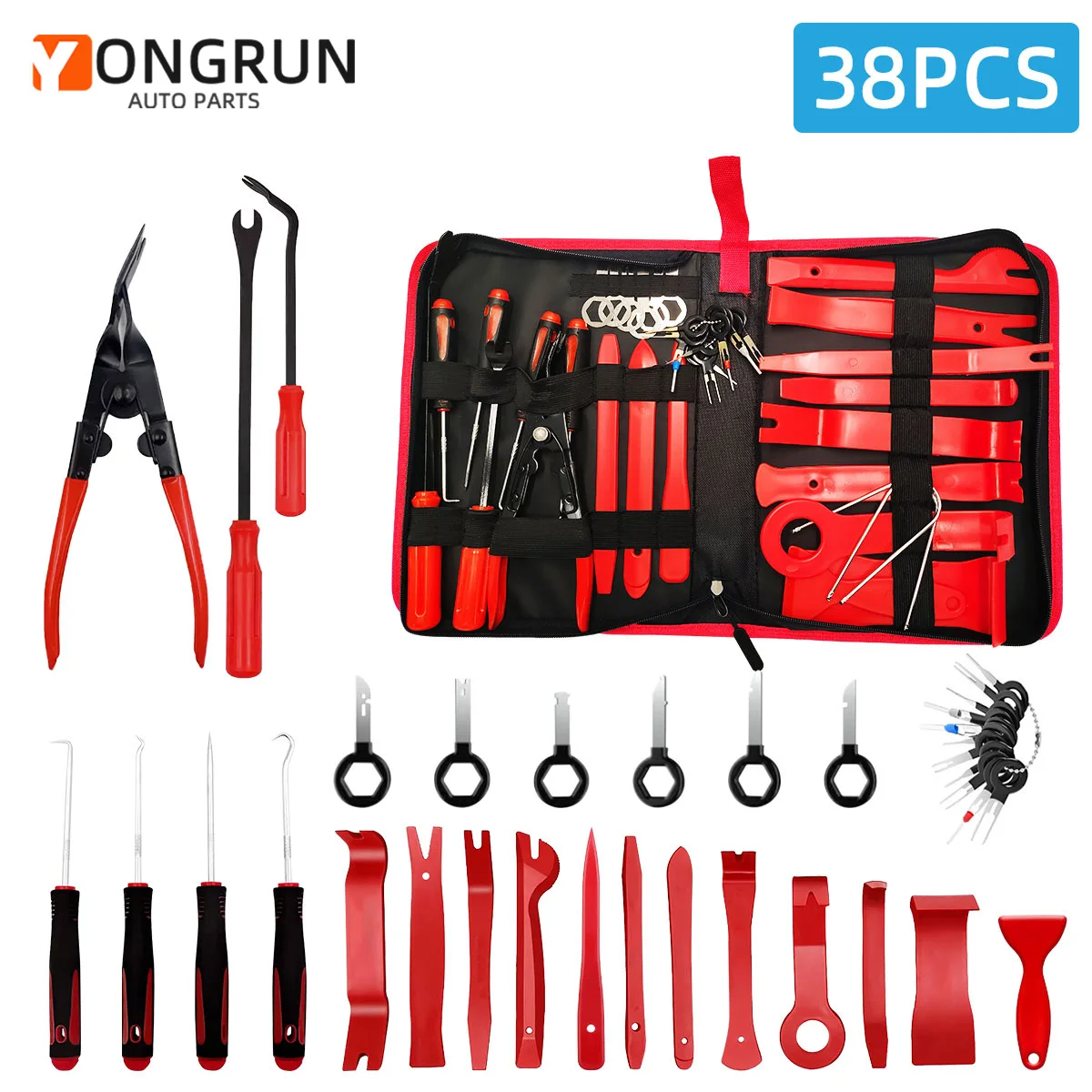 

Автомобильные инструменты, набор для разборки салона автомобиля, инструмент для снятия отделки панели, автомобильные пластиковые демонтажи, ручной инструмент