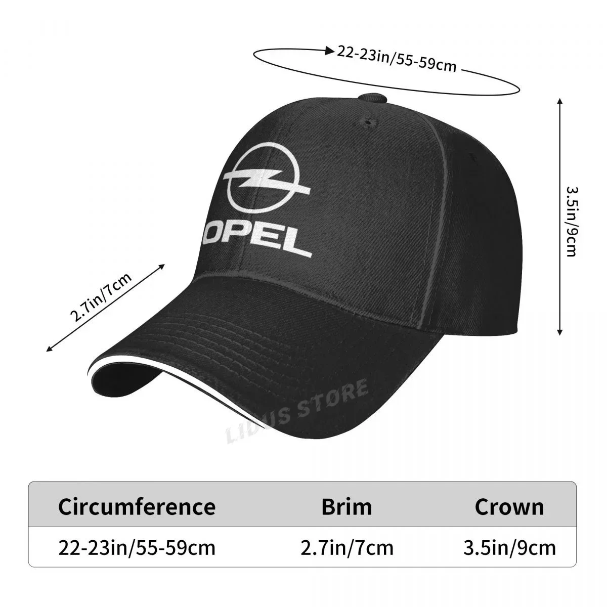 Nowa czapka z daszkiem Opel Fashion Cool Unisex Opel Hat Outdoor Men Caps