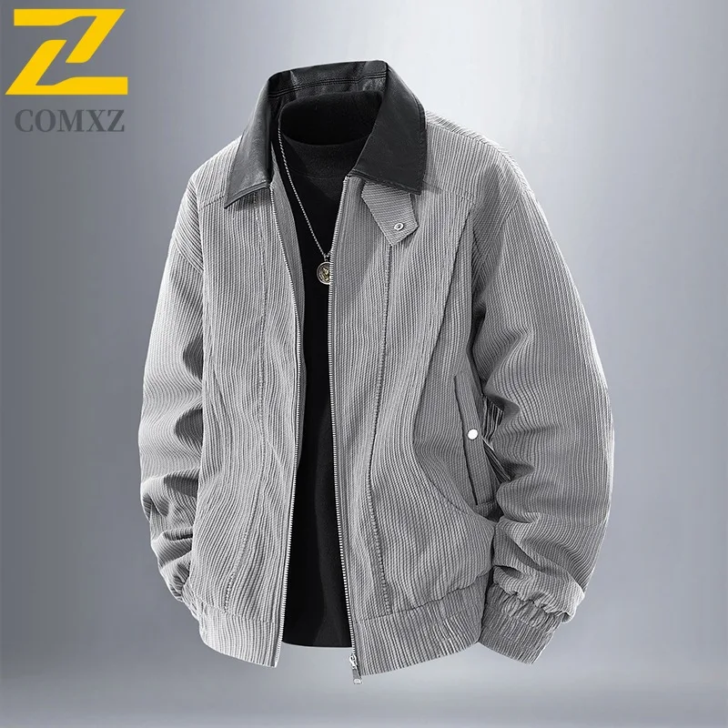 

Классическая куртка COMXZ, минималистичный легкий ветрозащитный плащ для путешествий и кемпинга, брендовое высококачественное походное пальто, мужская одежда