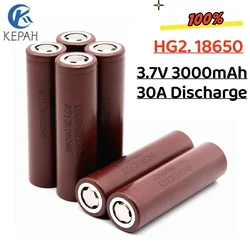 100% Novelle, akumulator HG2 18650 3000 mAh, 3,7 V, wysoki prąd, dron, elektronarzędzie, maksymalne rozładowanie 30 A, 20 A