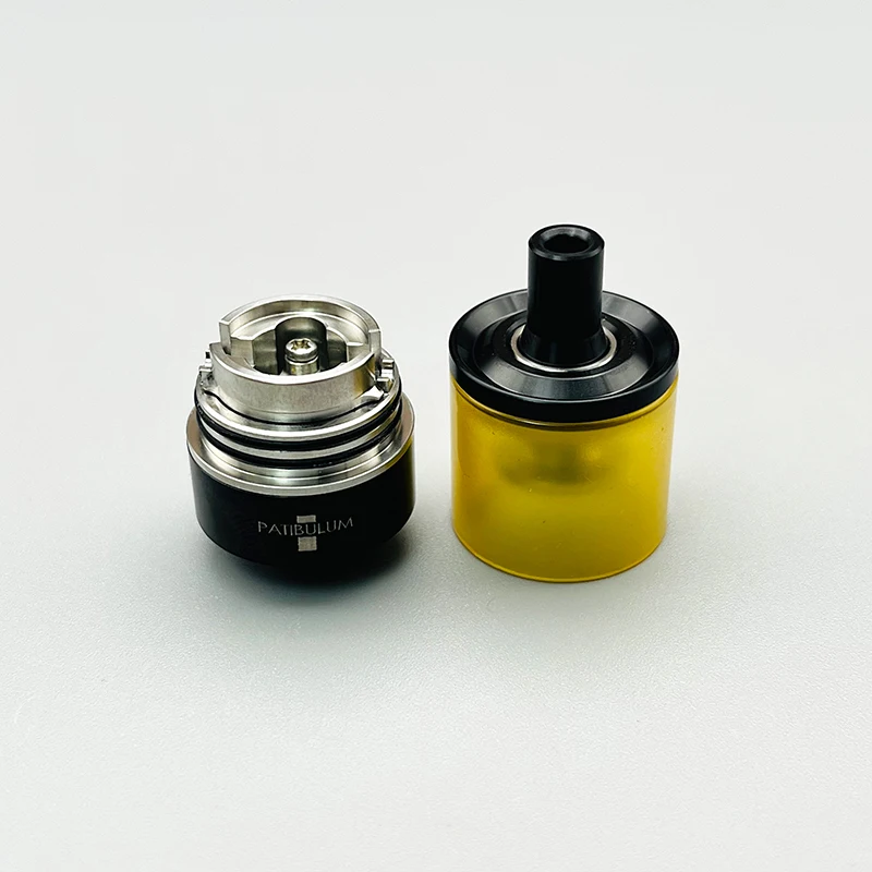 DSX Patibulum MTL RTA Atomizer z wymiennym zbiornikiem 22mm 316ss 3.5ml pojedyncza cewka dopływu powietrza regulowana Vape parownik