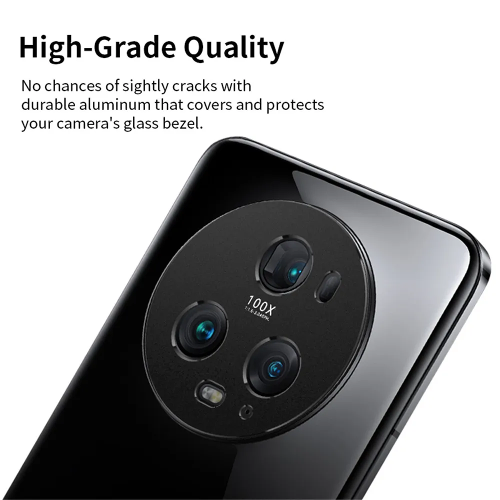 Rear Camera Aluminum Alloy Case For Honor Magic5 Pro 5G Honer Honar Magic 5 5Pro Magic5Pro Shockproof Lens Ring Phone Cover Film