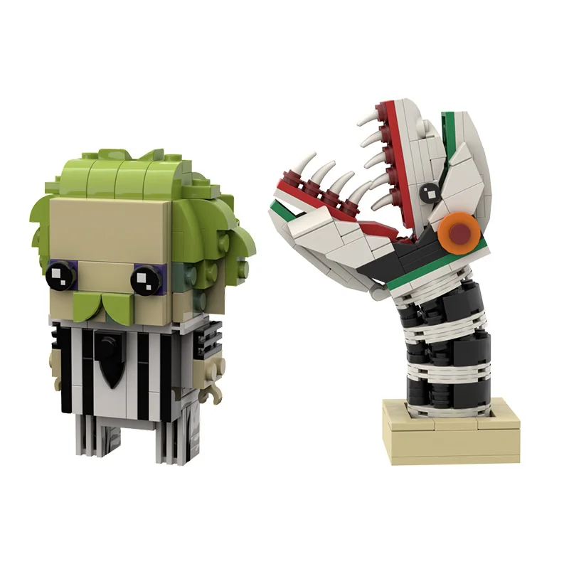 MOC DIY Action Figure Netherworld Bio-exorcist Archmage Sandworm Snake Brickheadz Building Blocks Kit Brick Model Toy Kid Gift