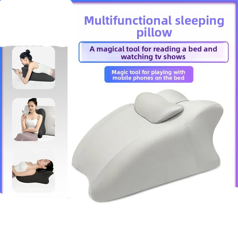 

Lying down Prone Pillow Multi-functional Prone leg Pillow lumbar Memory Foam Ergonomic Pillow Machine Washable Hypoallergenic
